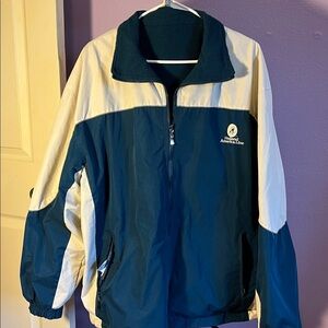 Blue/green reversible Zip-Up Jacket Hollander America Alaska